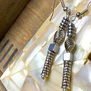 Stunning Silver Styled Earrings.